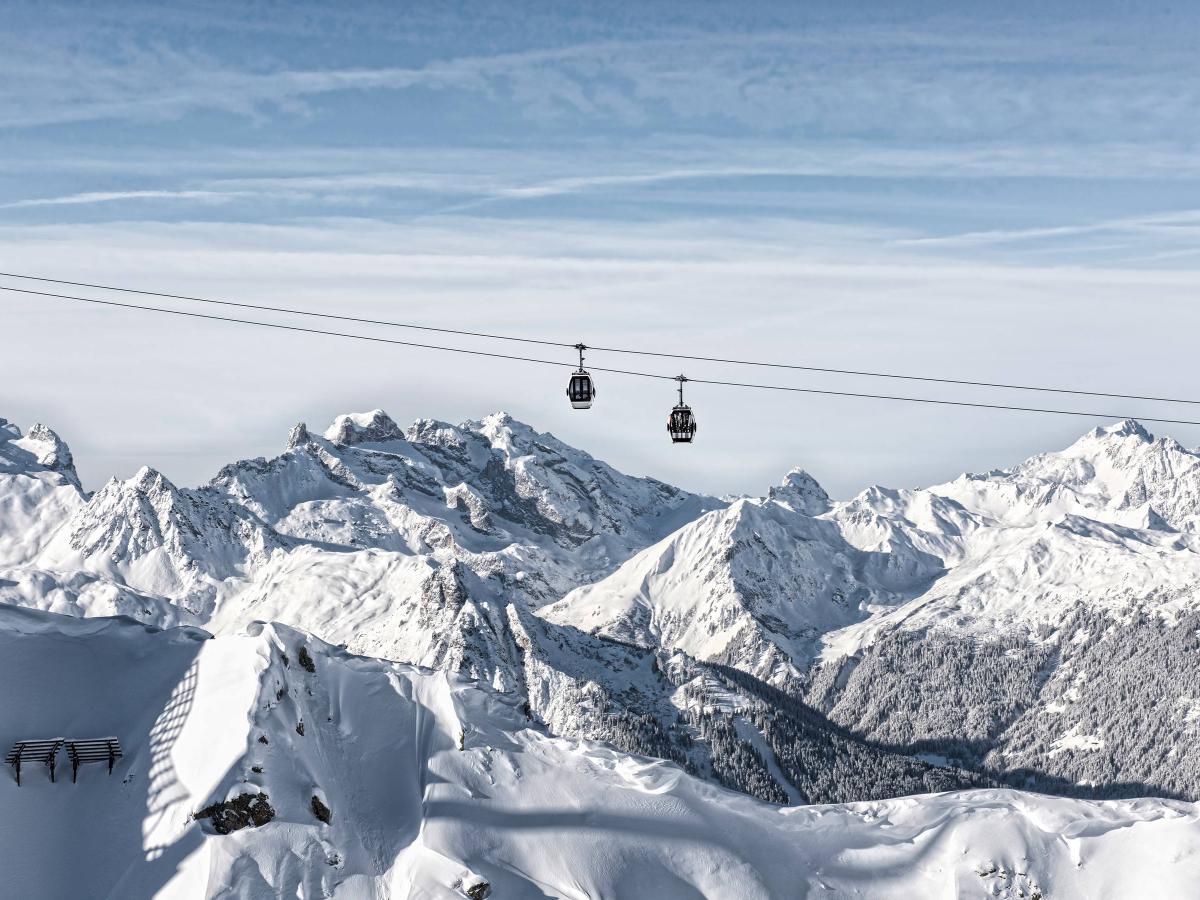 Panoramabahn Silvretta Montafon im Winter